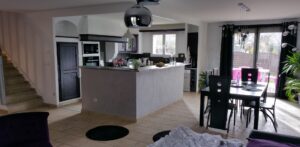 rénovation d’un séjour par un décorateur d’intérieur près de Toulouse