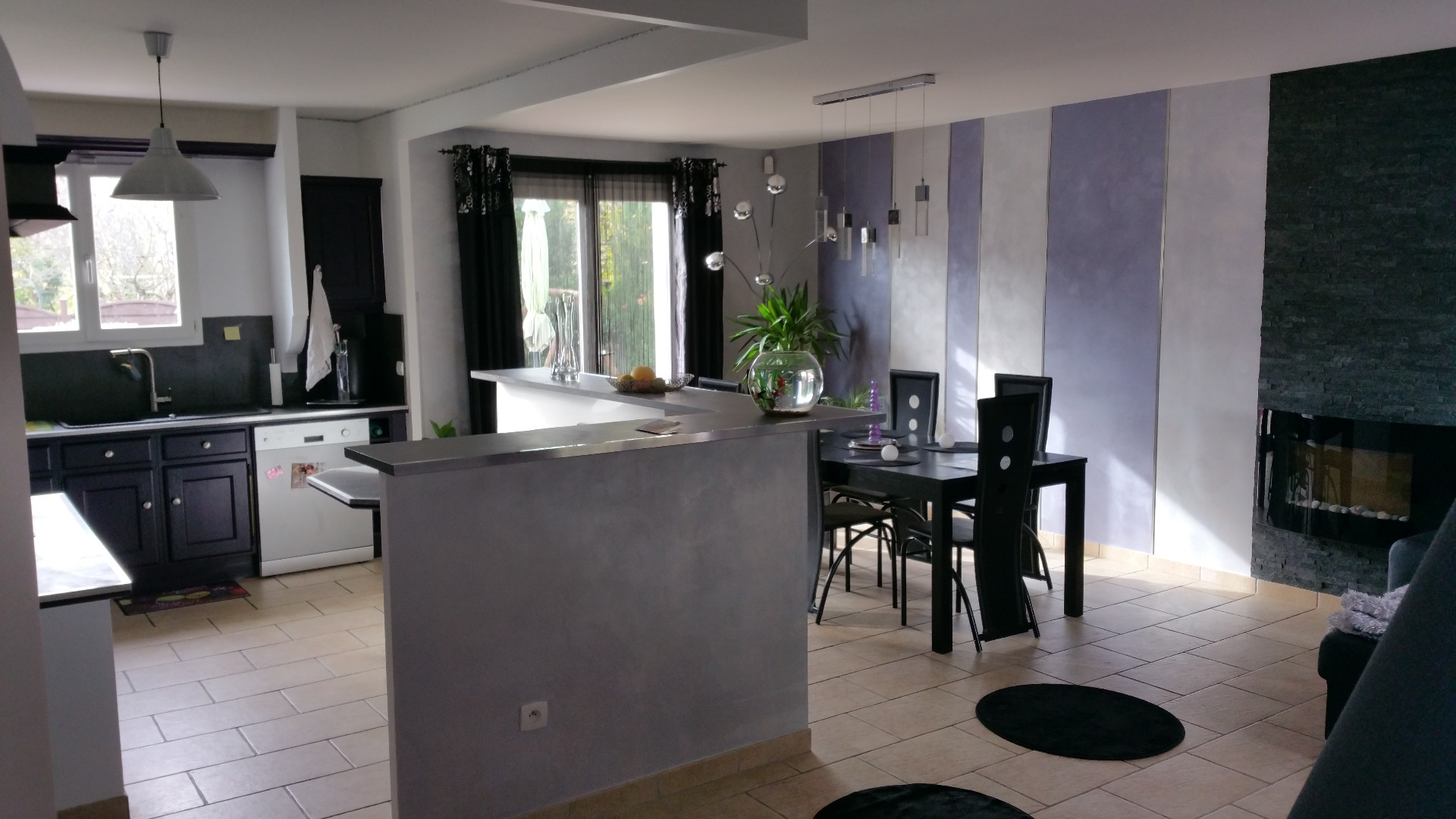 rénovation d’un séjour par un décorateur d’intérieur près de Toulouse
