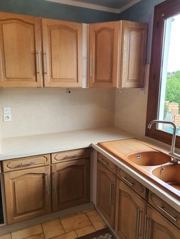 Modernisation d’une cuisine en chêne massif à l’Union