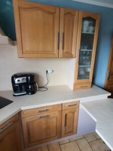 Modernisation d’une cuisine en chêne massif à l’Union